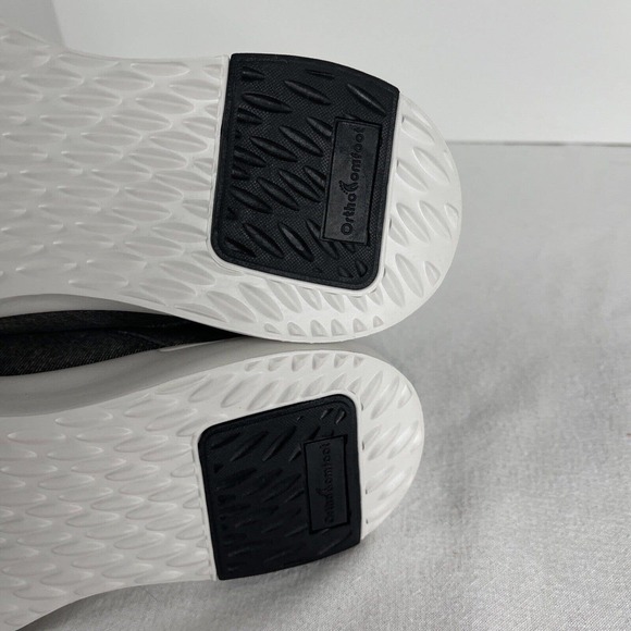 OrthoComfoot Mens 10 Orthopedic Loafers Slip On Arch Support Walk Shoes ￼Gray ￼ - Picture 9 of 15